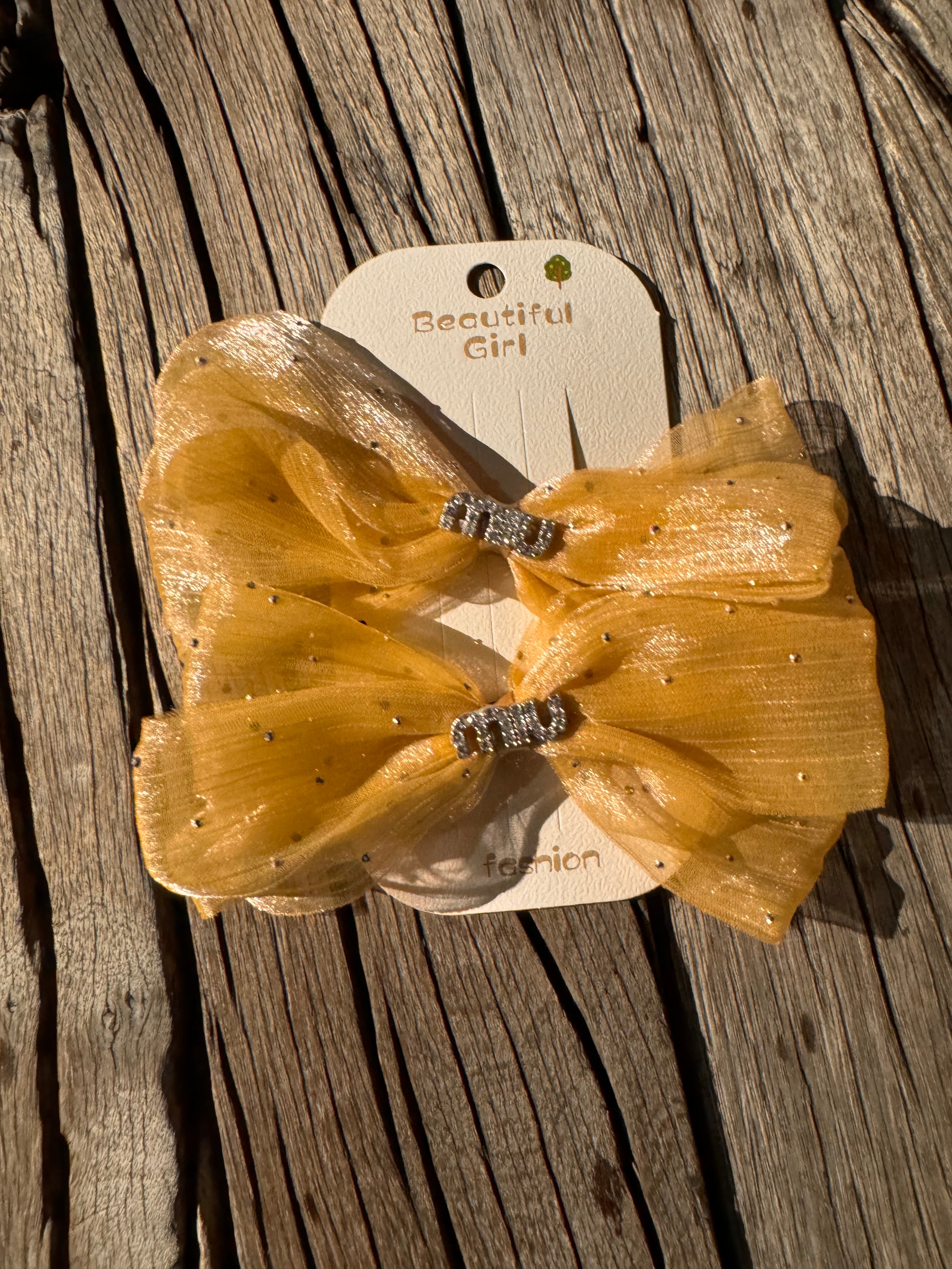 Bow clip pair