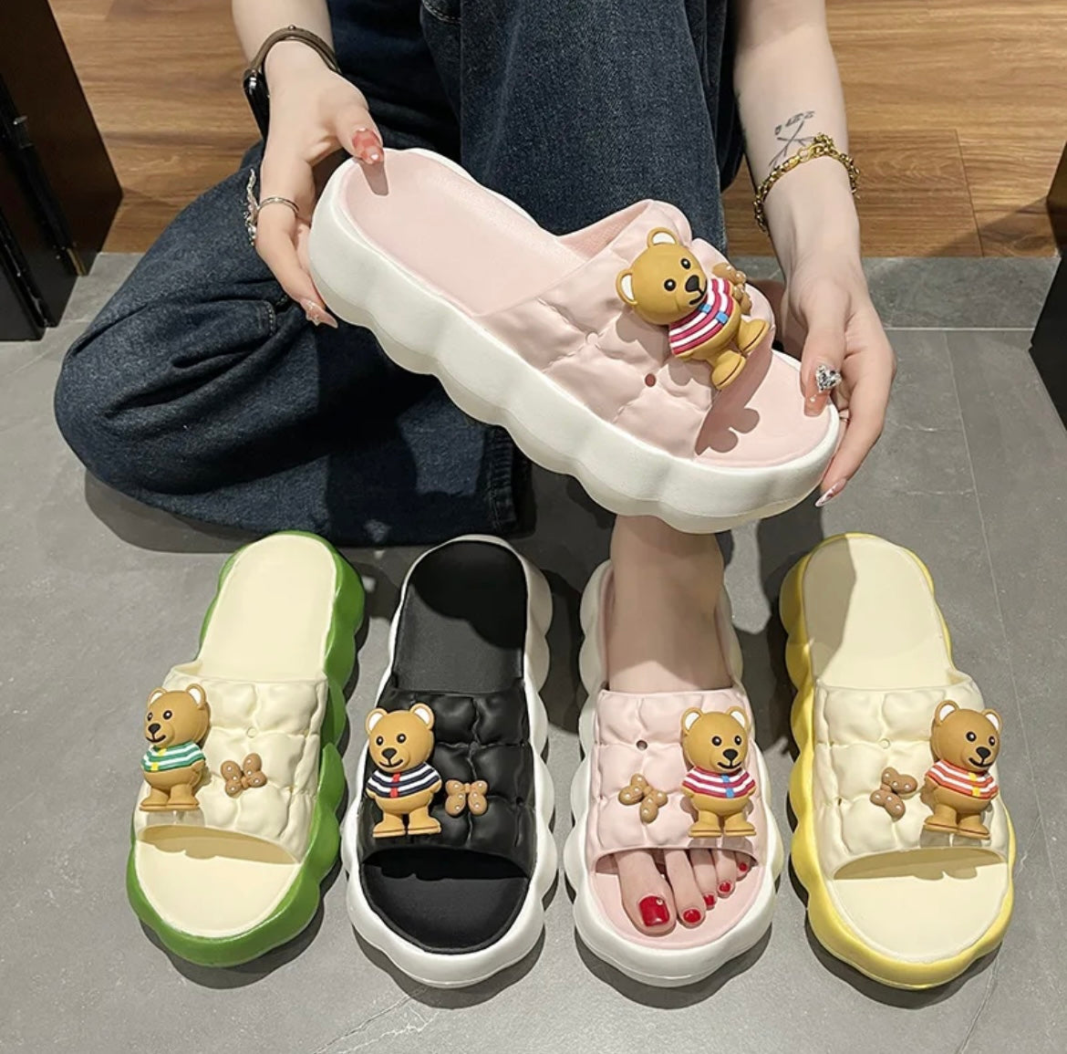 Teddy Slippers