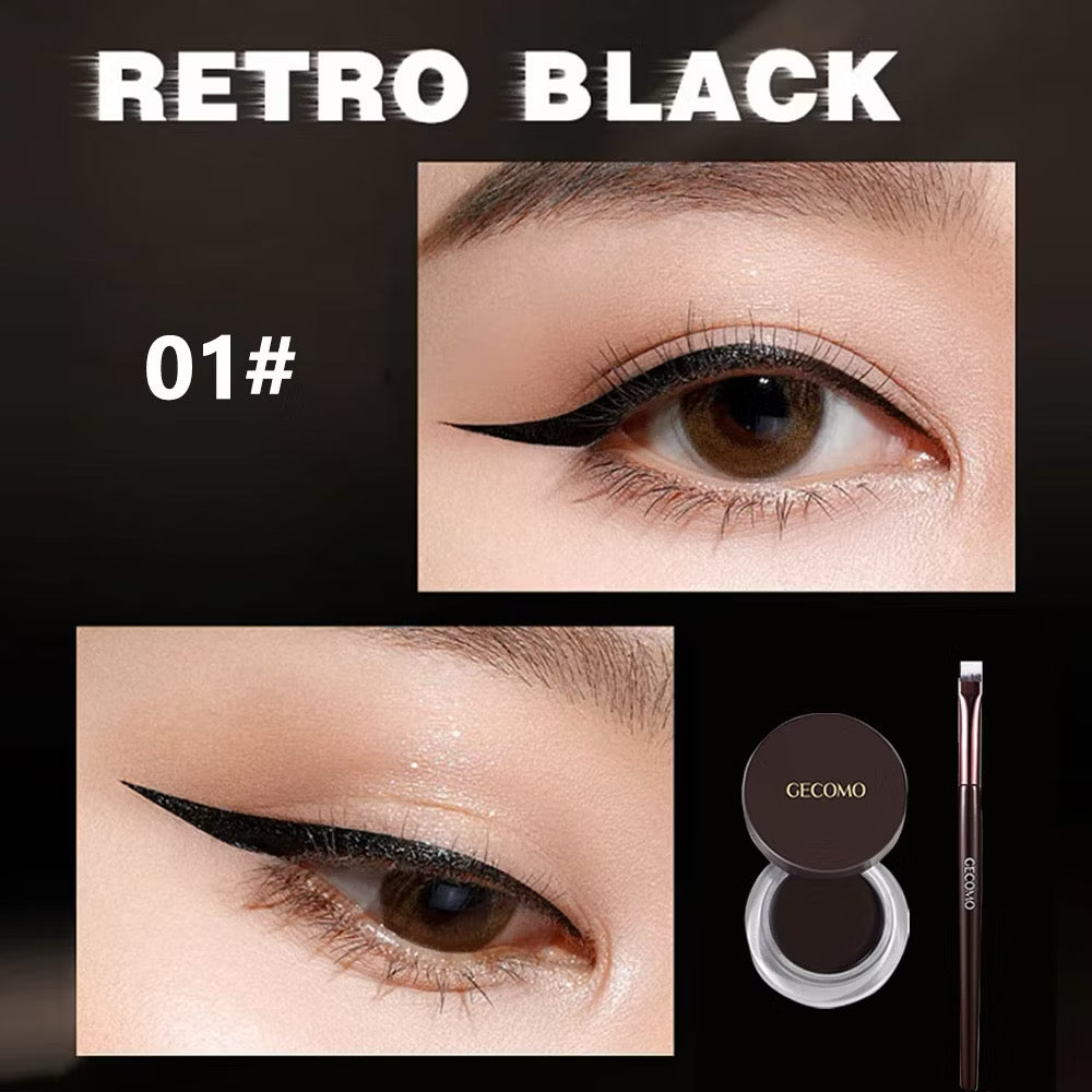 Gel liner with brush