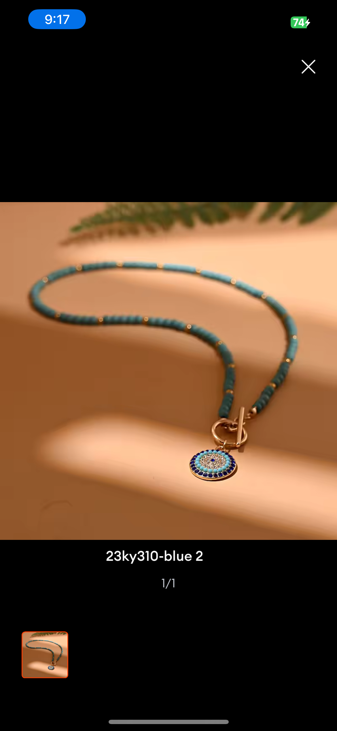 Evil eye Neckpiece