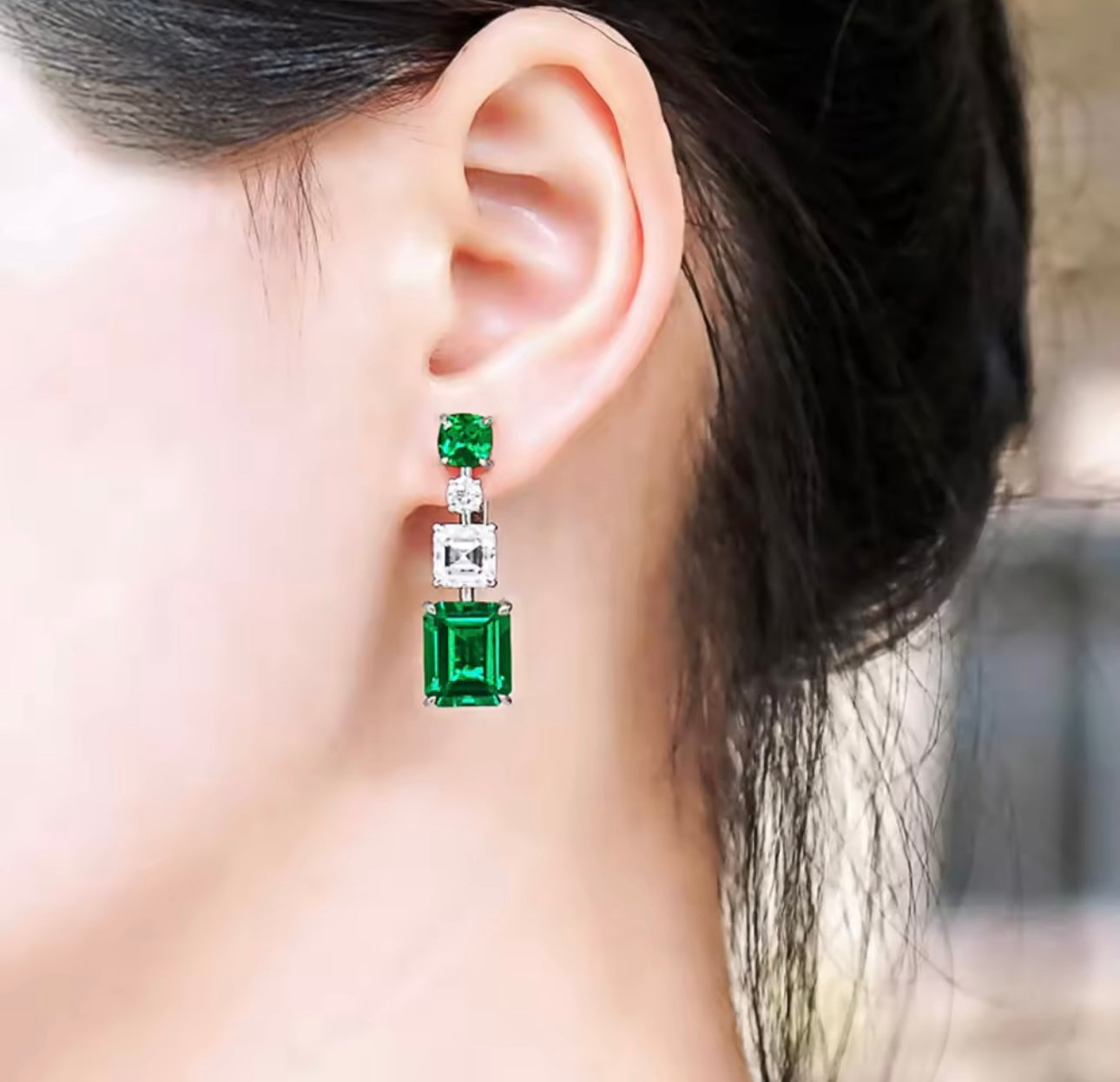 Emerald Earings