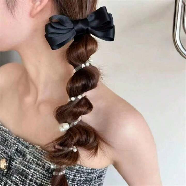 Bow hair rope