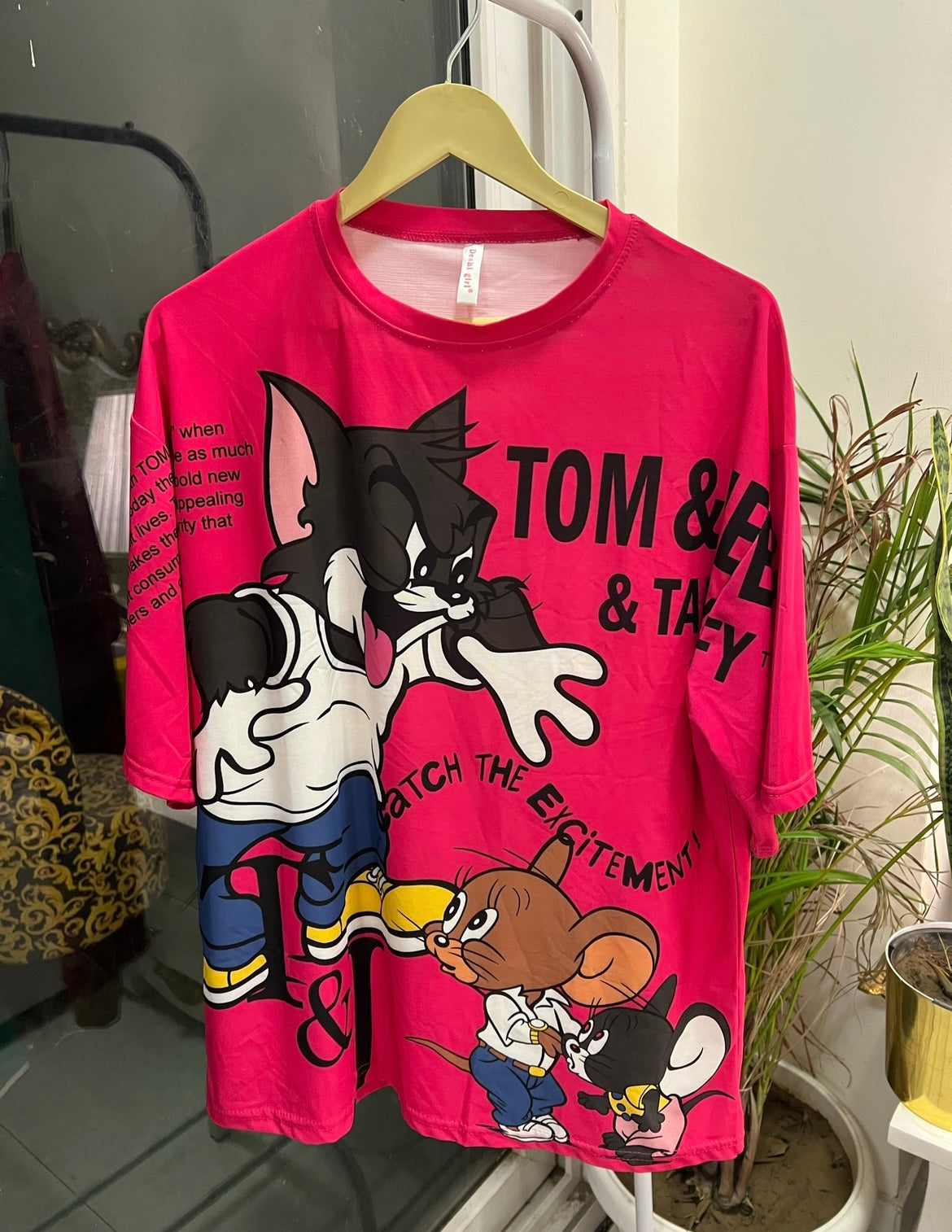 Tom & Jerry Tshirt with high waist Lycra Leggings