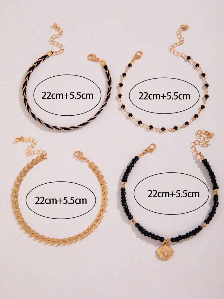 Anklet set (4pc)