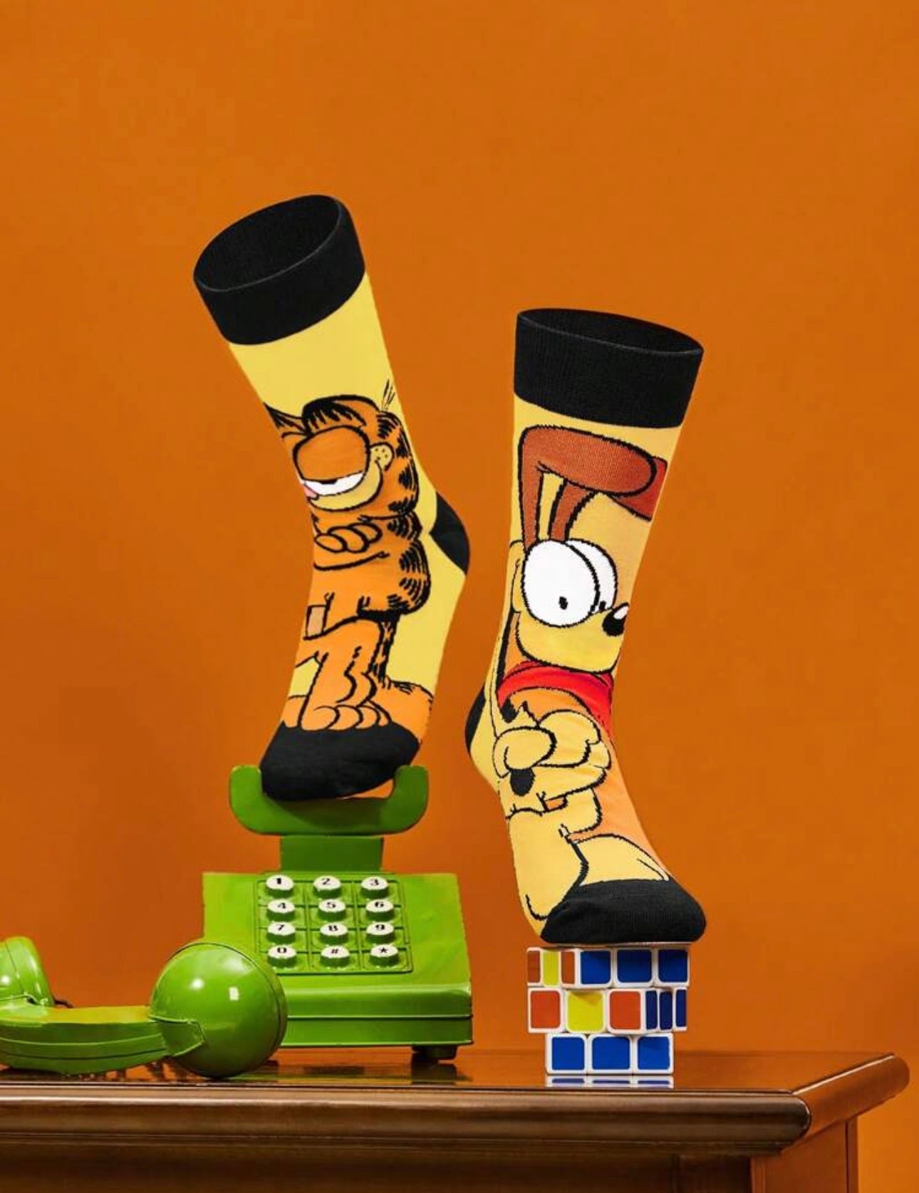 Garfield Mid Calf Socks