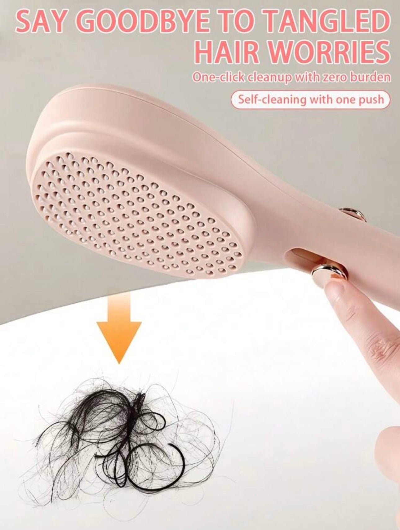 1pc Comb Telescopic Magic Comb,Home Scalp Cleaning Special Anti-Static Travel Portable Fluffy Massage Comb,Macaron Color Women Comb Anti-Static Massage Comb,Air Bag Hair Detachable Magic Brush, Scalp-Friendly Telescopic Comb, Home Smooth Hair Combing,