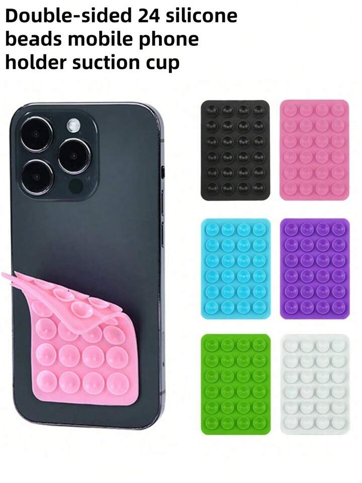 Double-Sided Silicone Phone Holder Suction Cup A Must-Have For Travel, Suction Cup Phone Mount