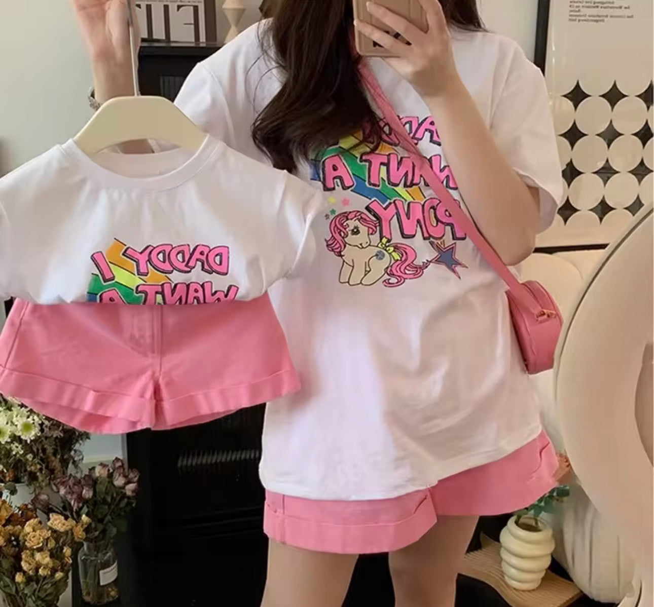 The PINK MOMMY KID SET