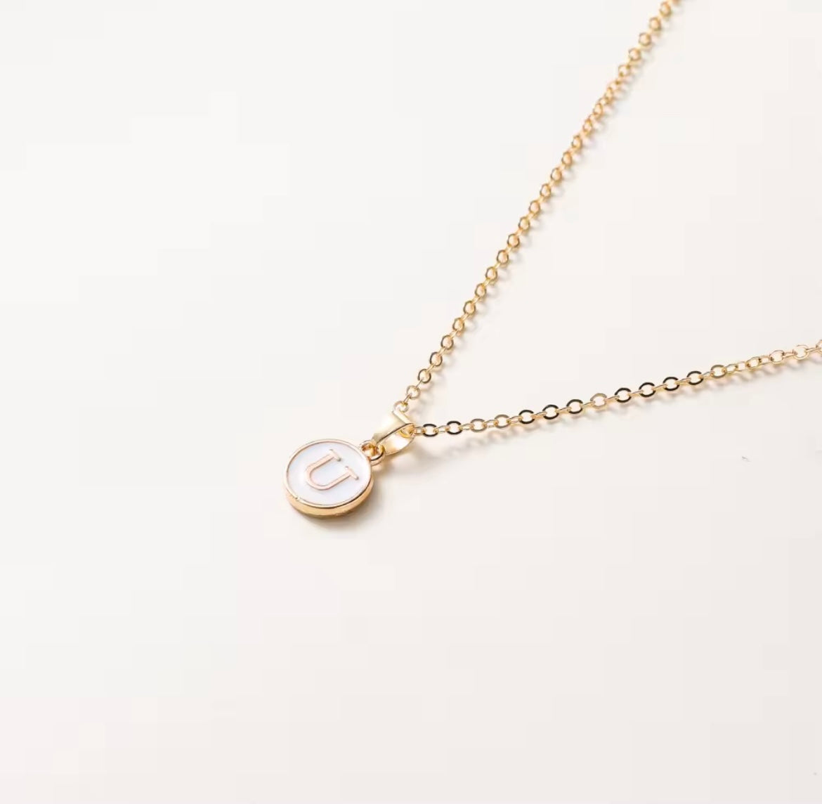 Letter Pendant Necklace