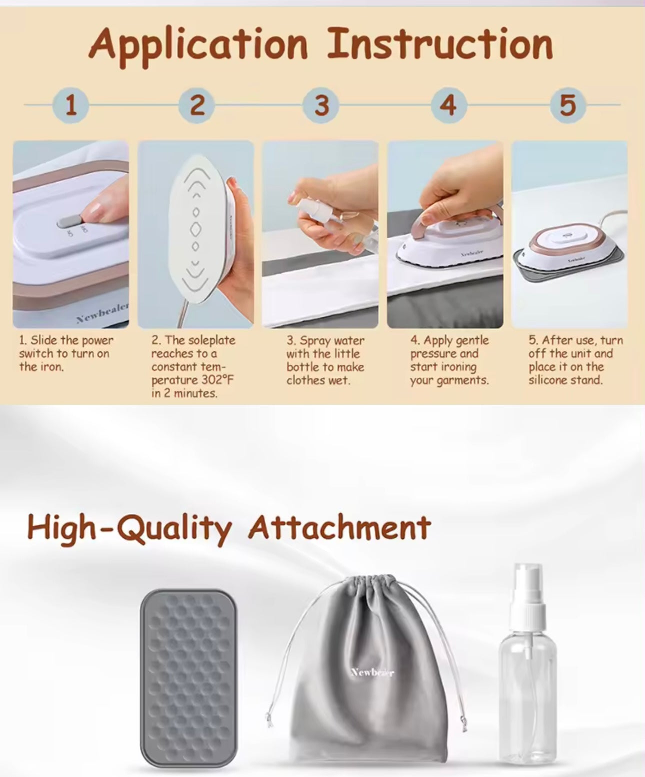 Portable Electric Iron