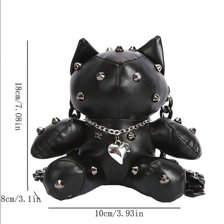 Studded Teddy Sling Bag