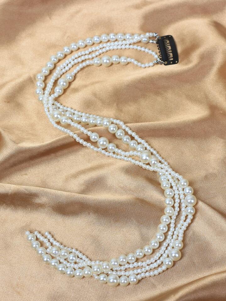 Pearl clip beaded Tassel