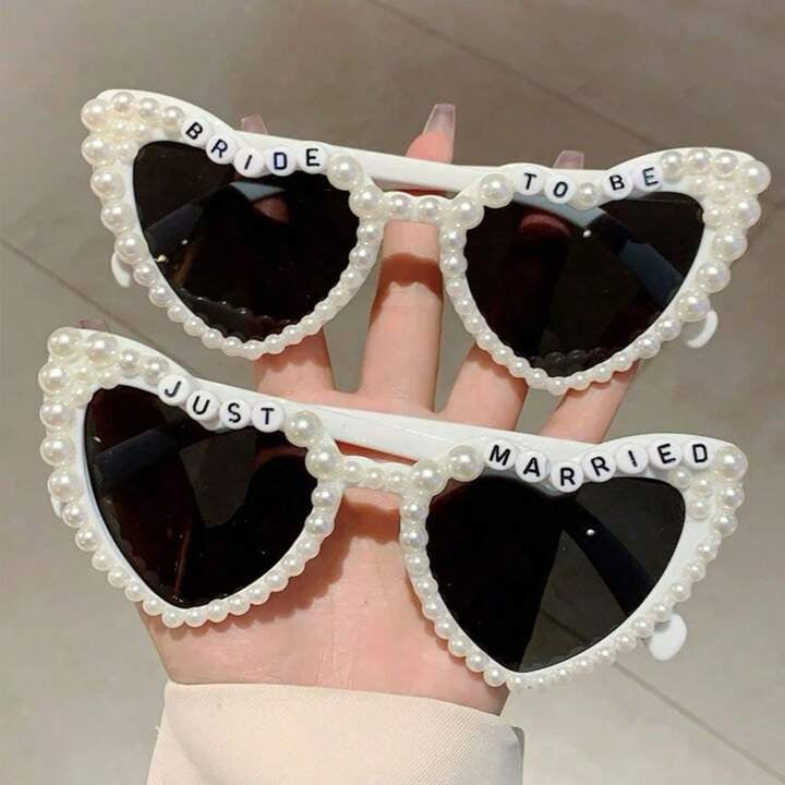 Pearl heart Sunglases