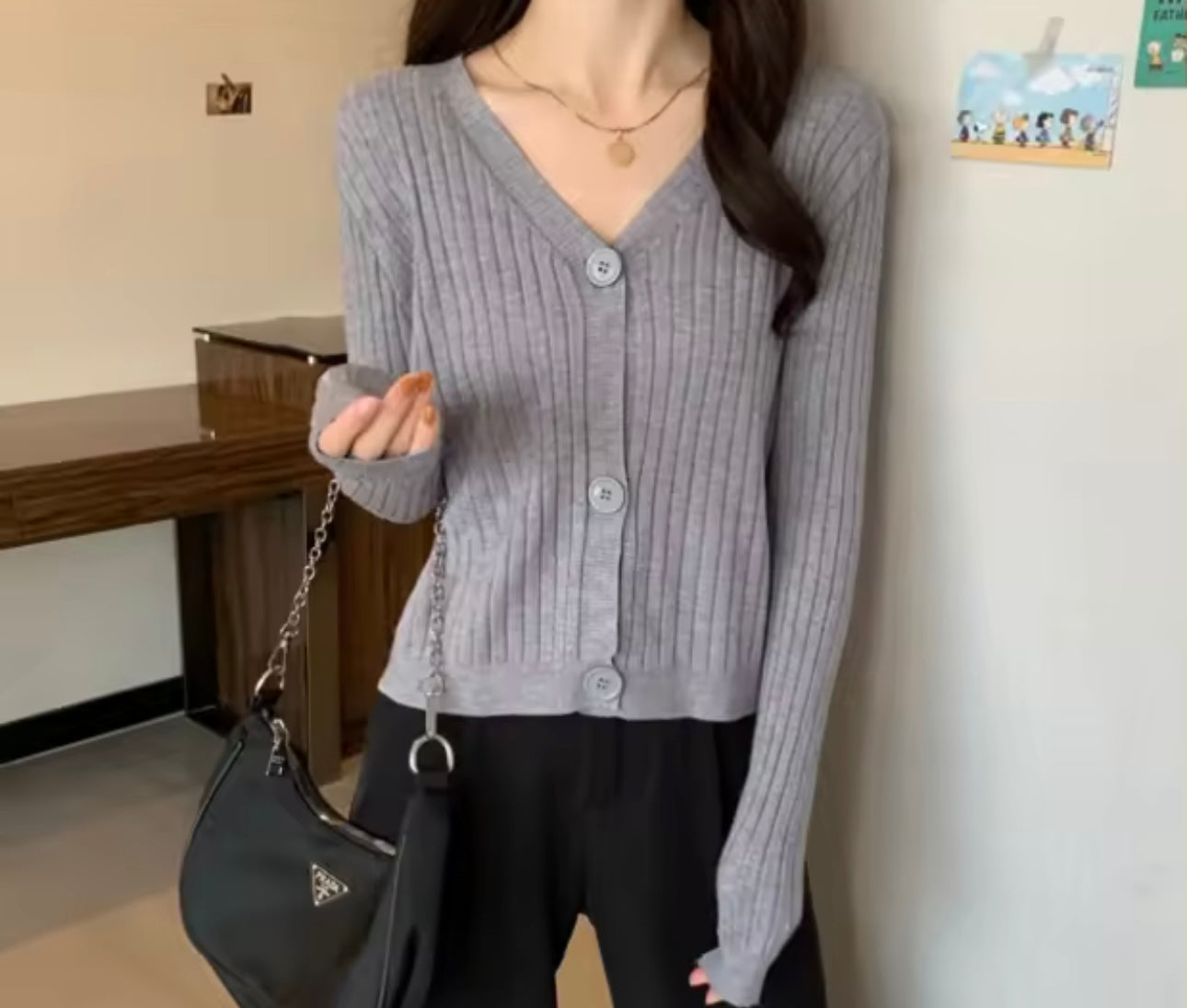 Buttoned Sweater