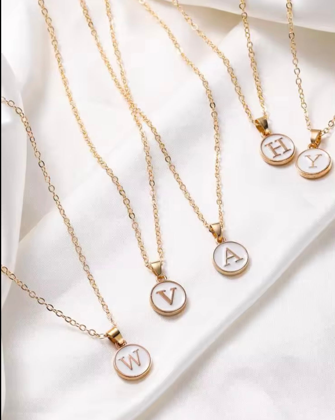 Letter Pendant Necklace