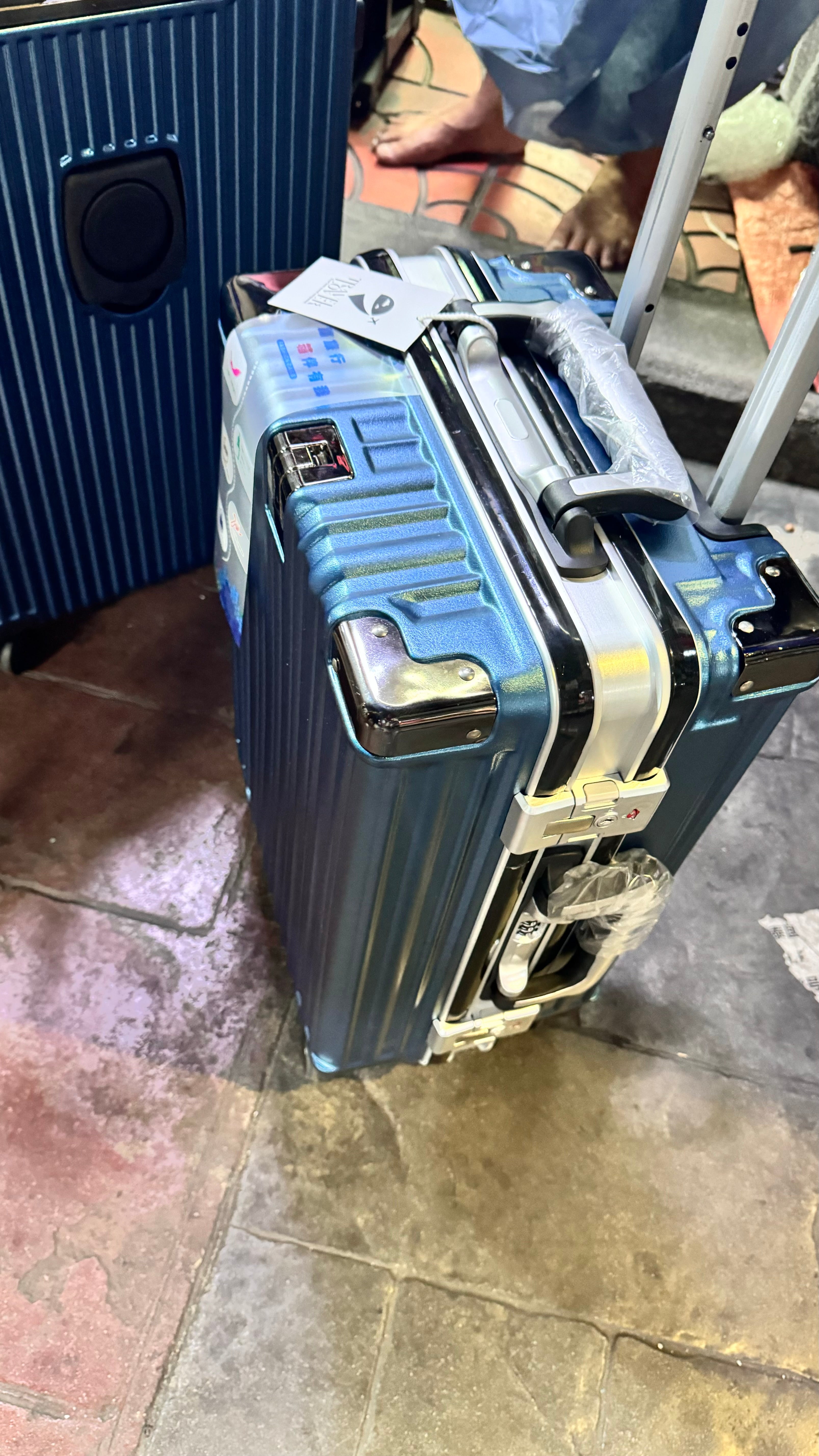 Blue Luggage Set