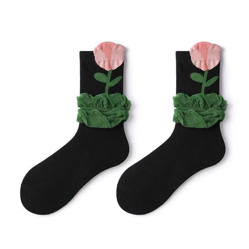 Flower socks