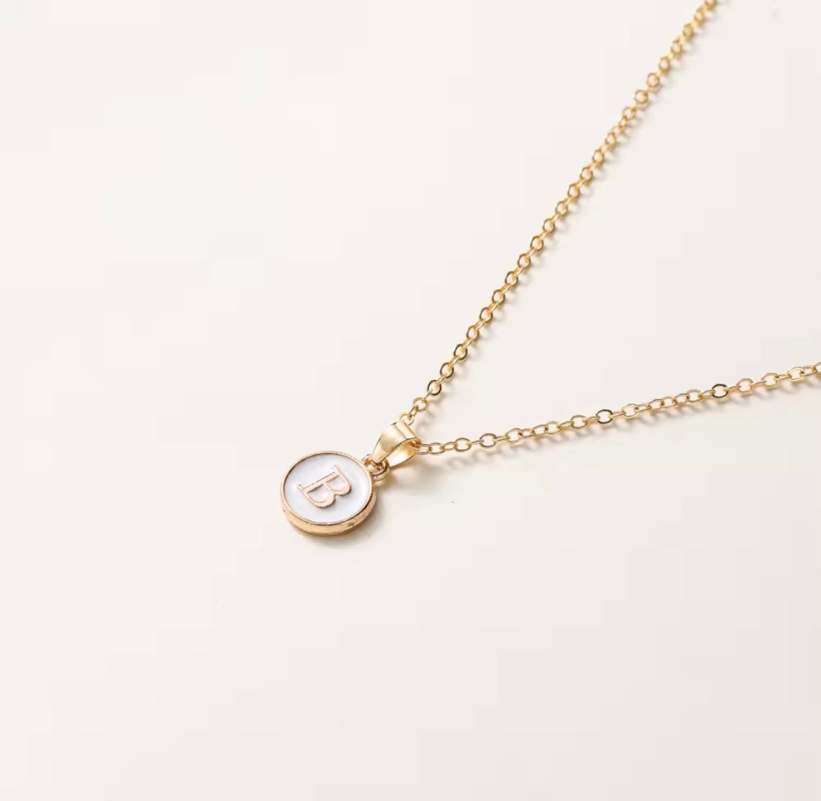 Letter Pendant Necklace