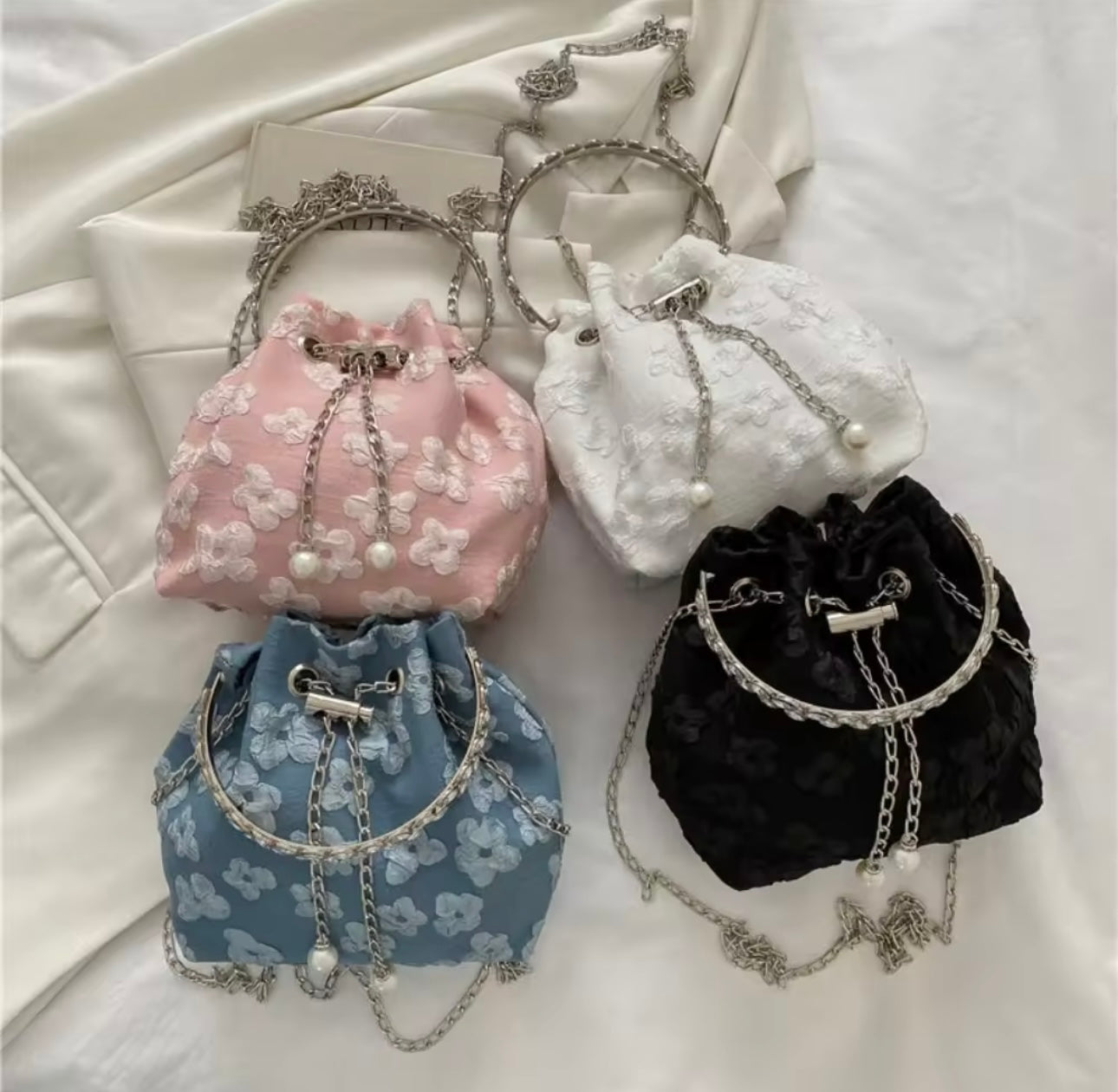 Korean floral bag