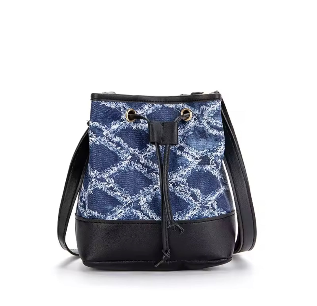 Denim Bucket Bag