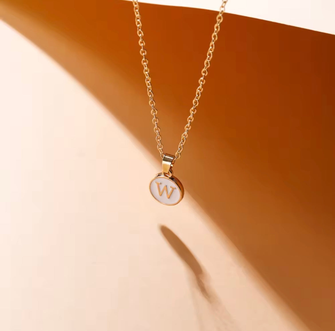 Letter Pendant Necklace