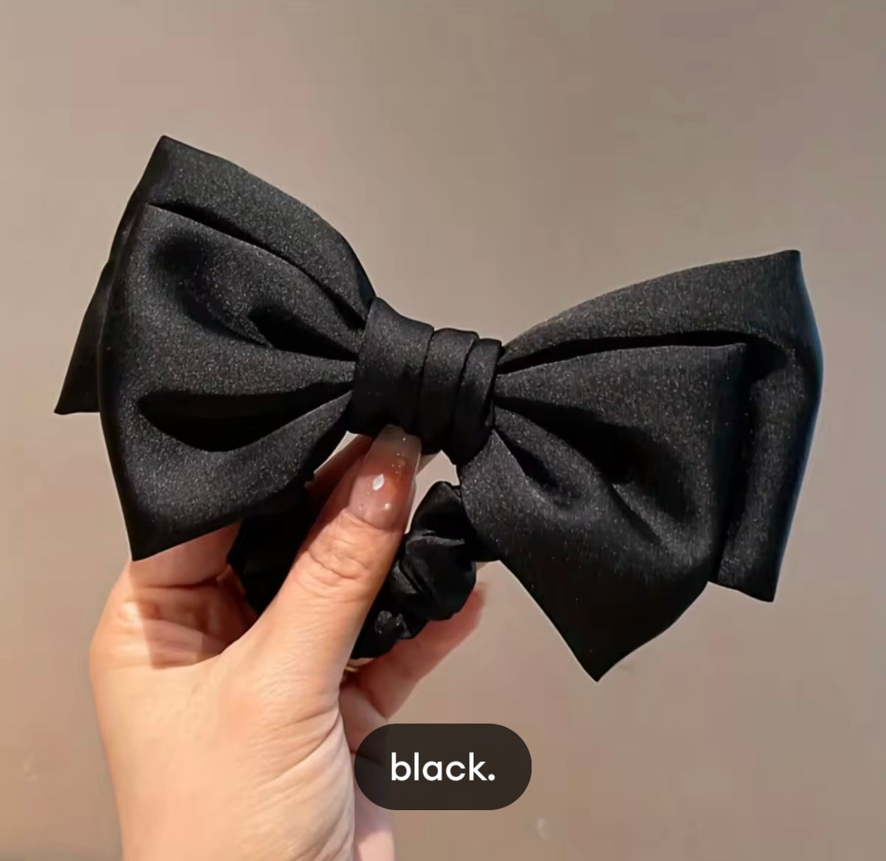 Satin Bow Rubber Band