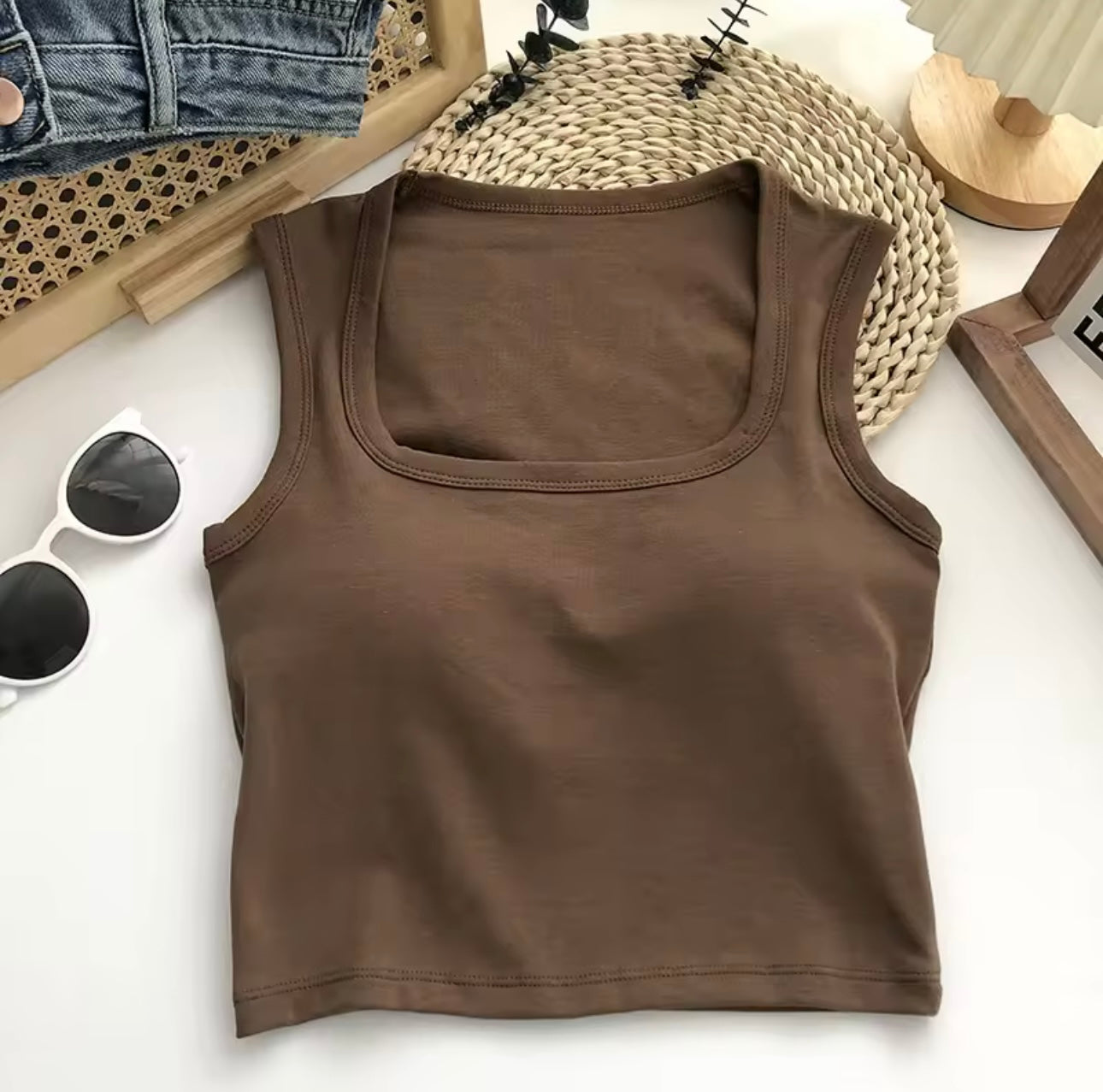 Studio Paded Crop Top