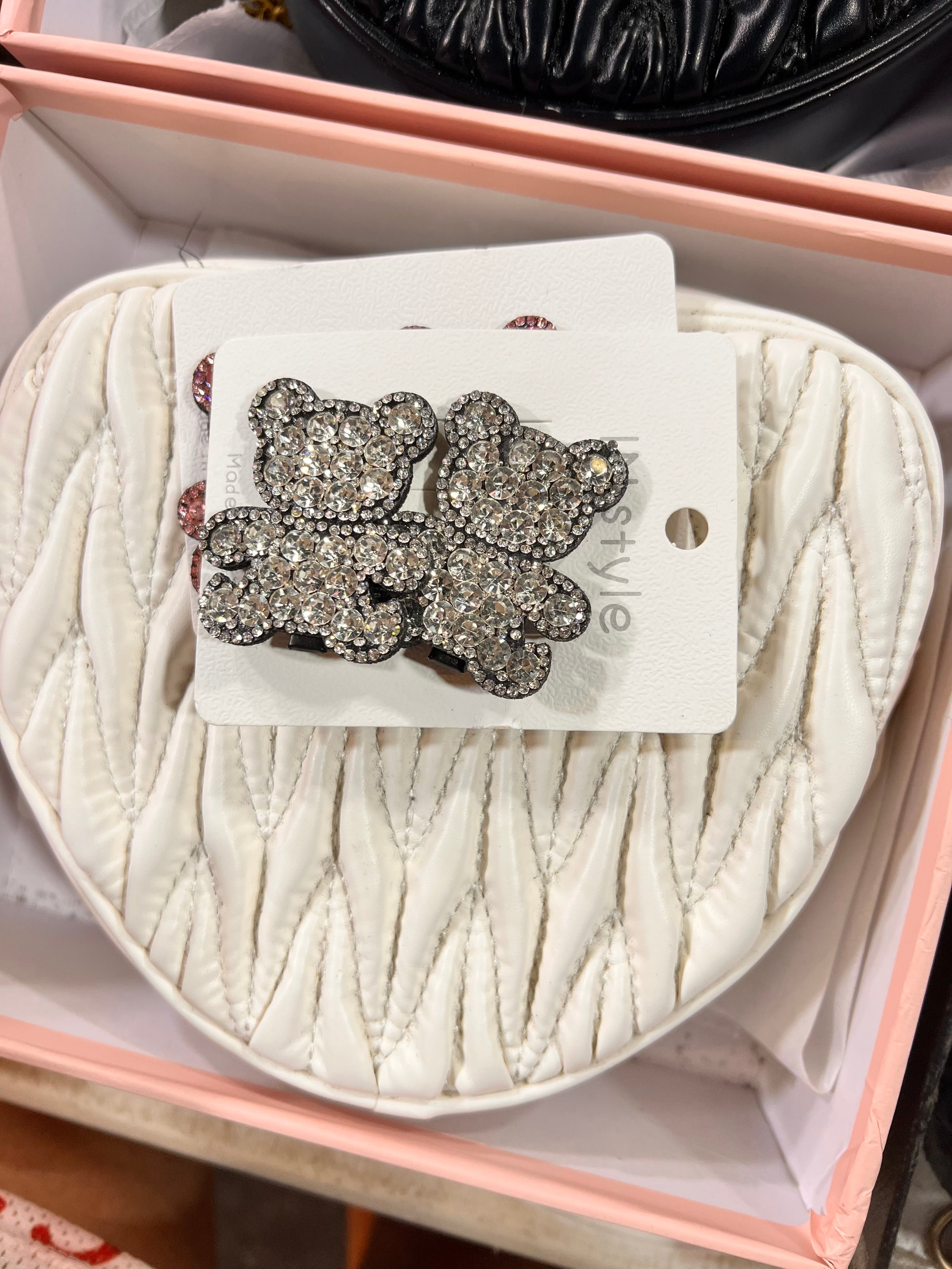 Teddy Rhinestone Pin