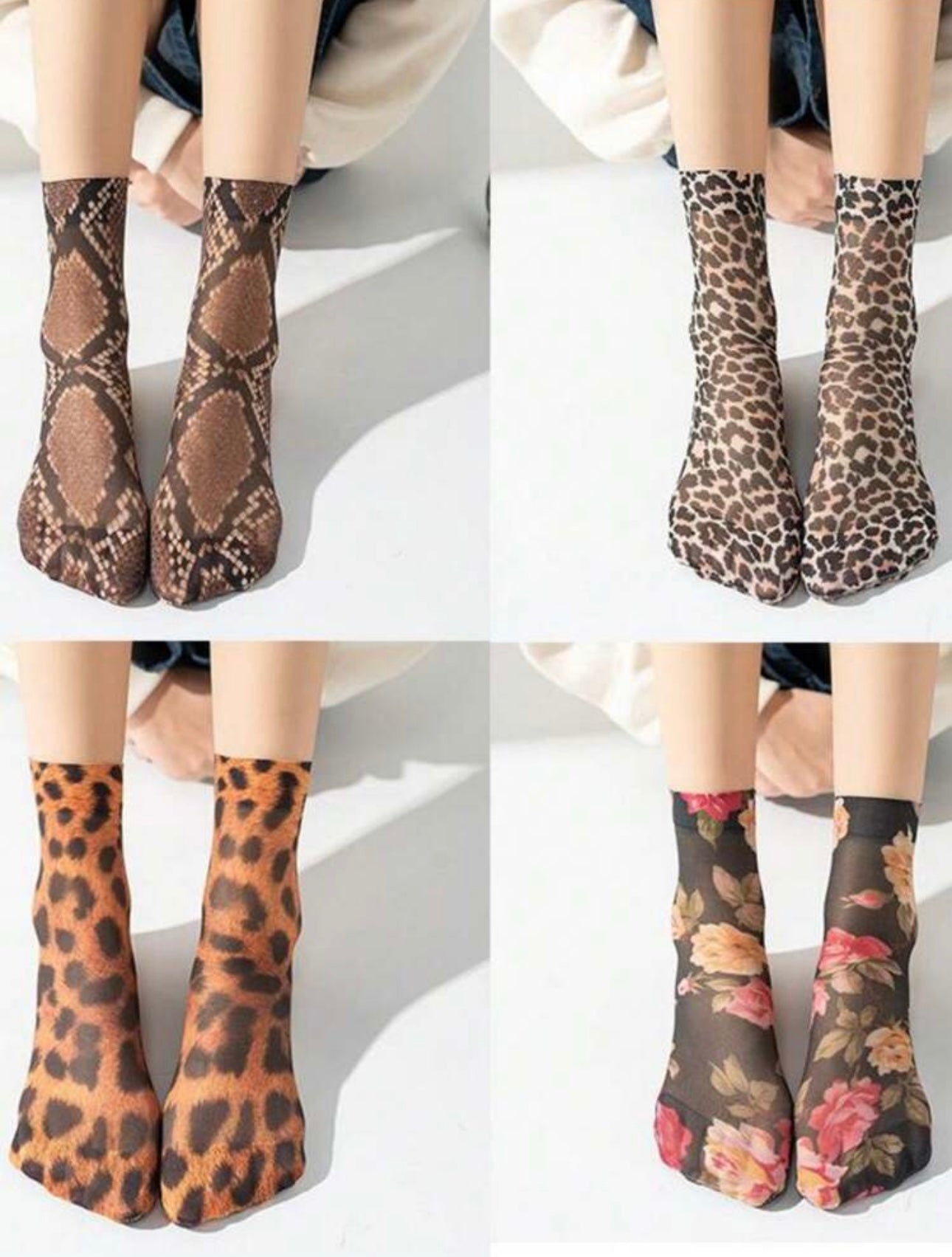 4 pair chic socks