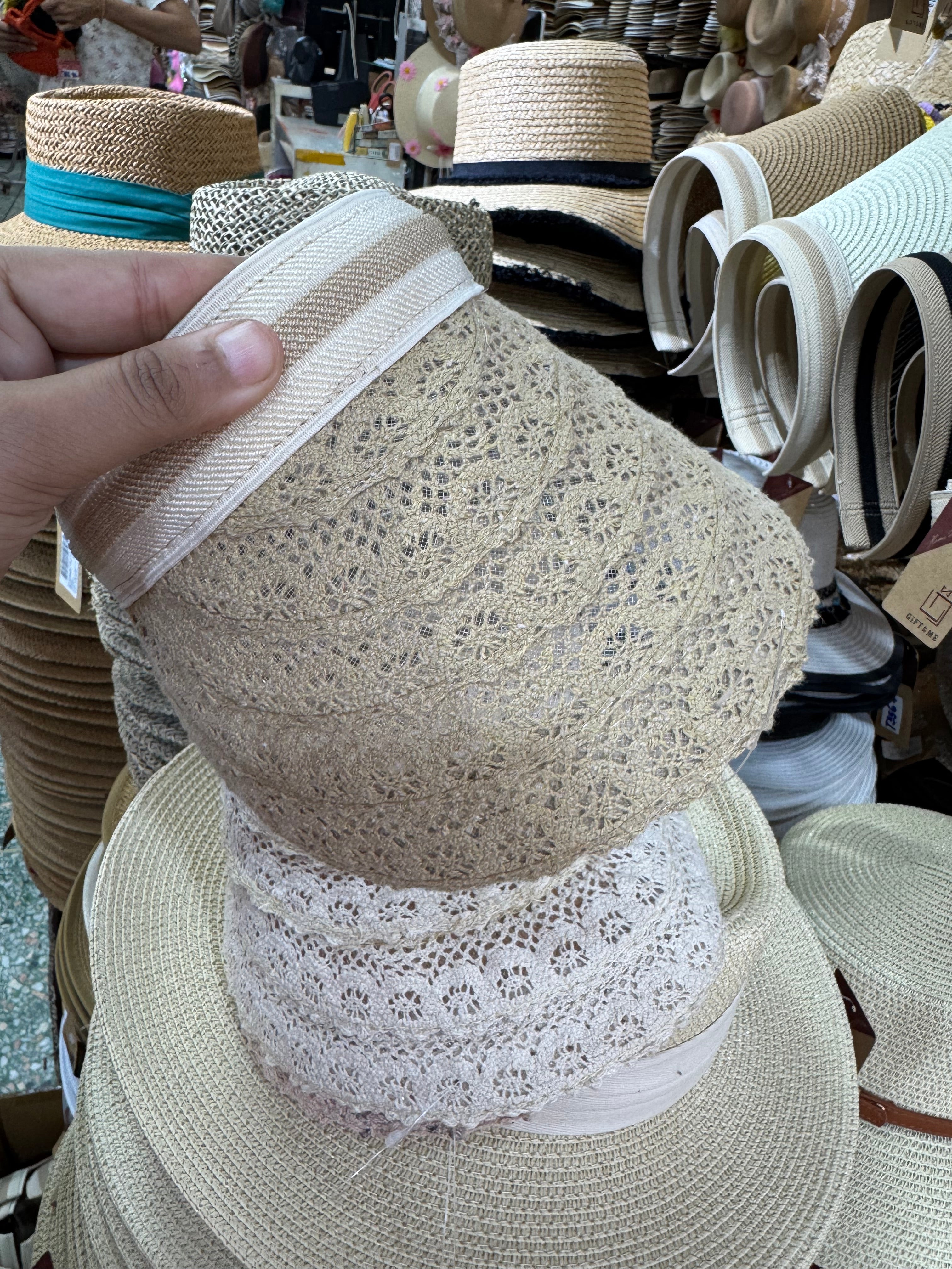 Lace hat band
