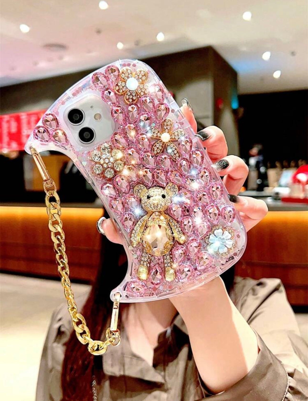 Rhinestone phone cover