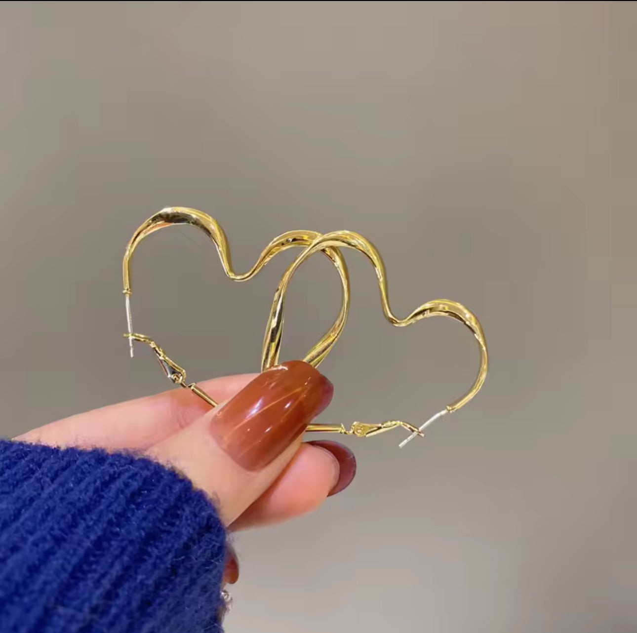 Sprinkled Heart Earings