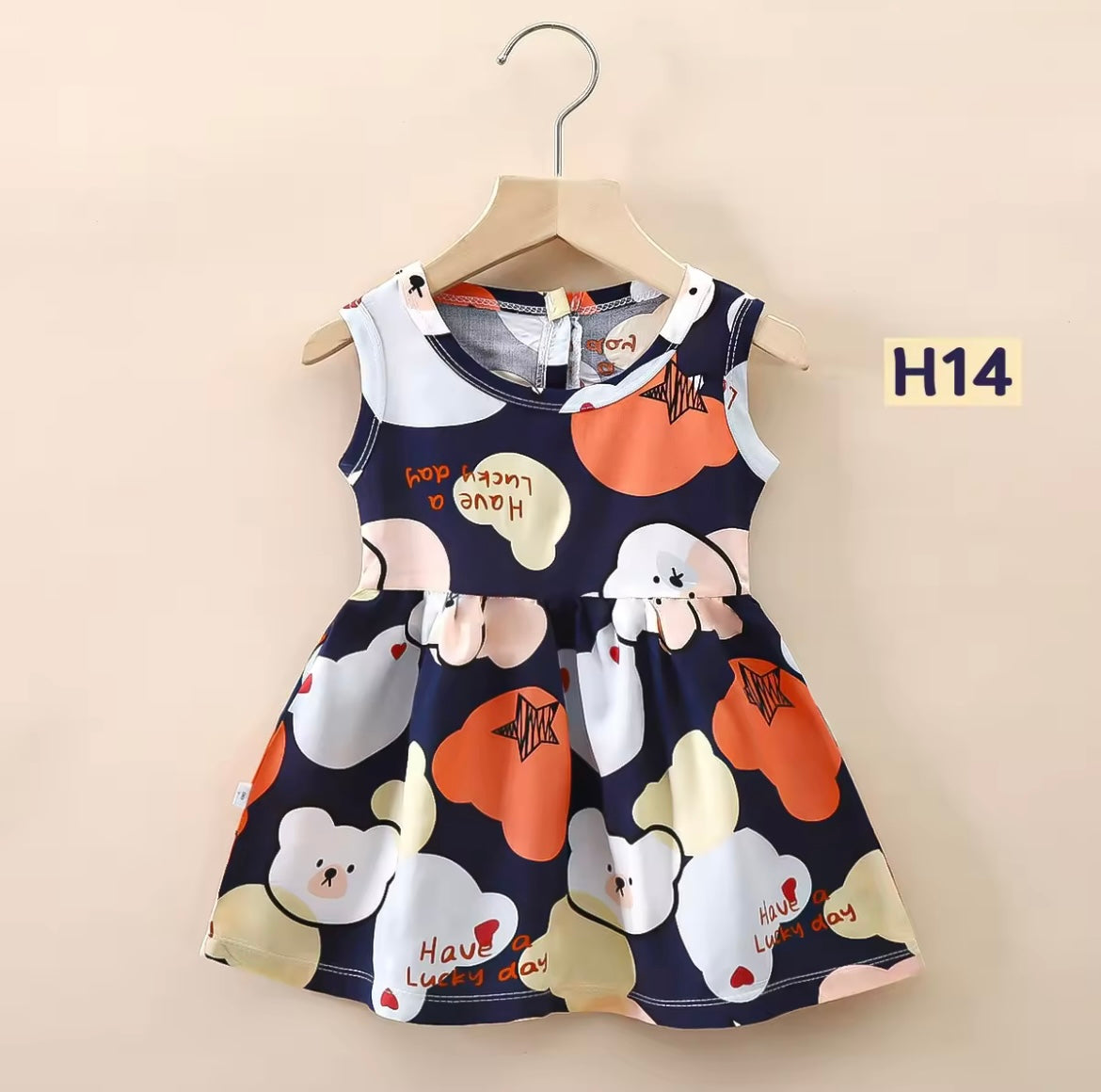 Kids cute cotton dress