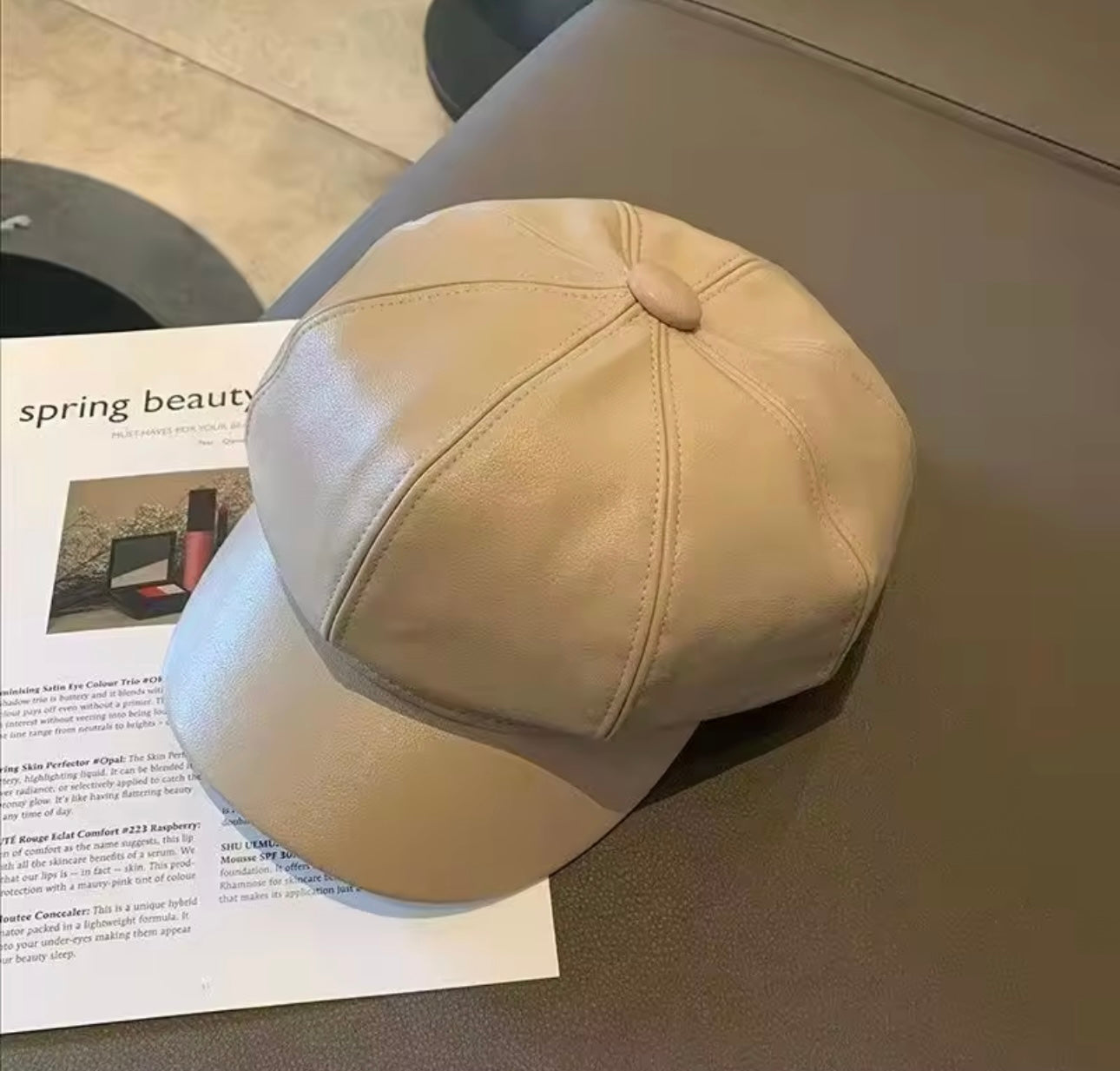 Leather Cap