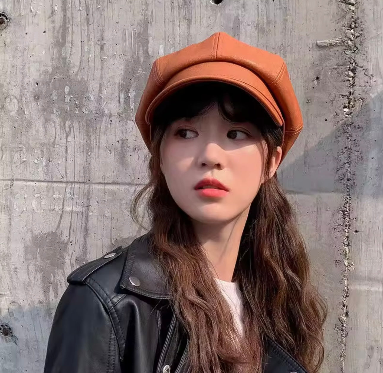 Leather Cap