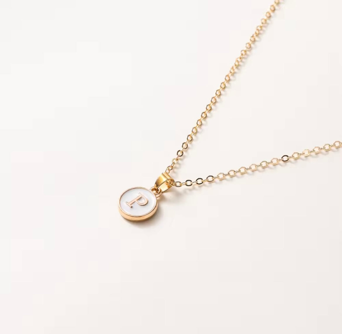 Letter Pendant Necklace