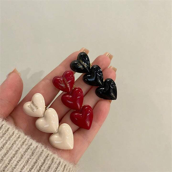 Three hearts pin ( 2pc)