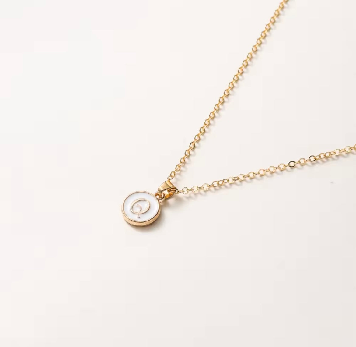 Letter Pendant Necklace