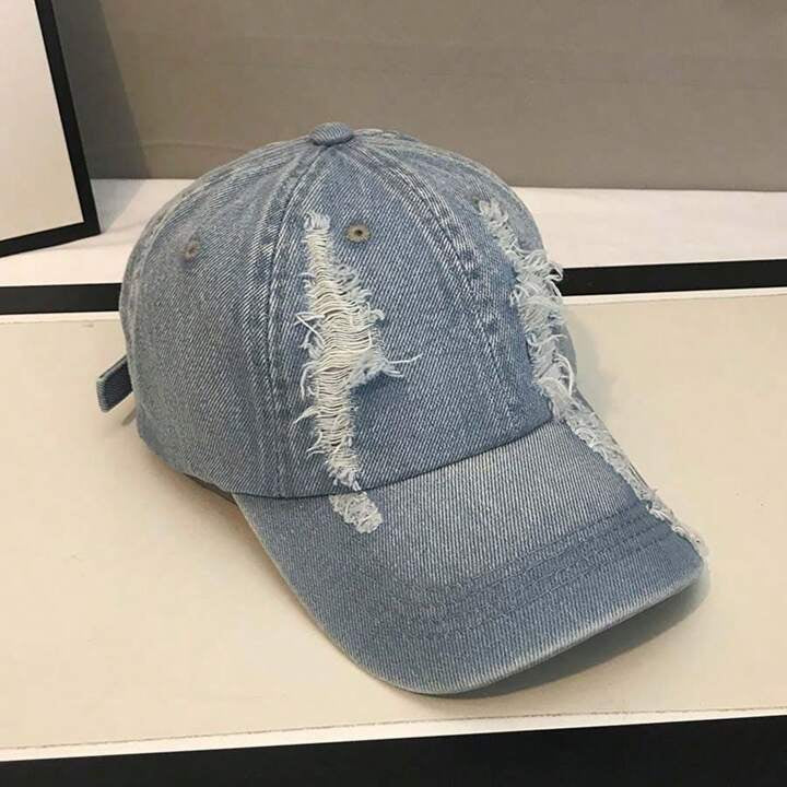 Street wear denim cap