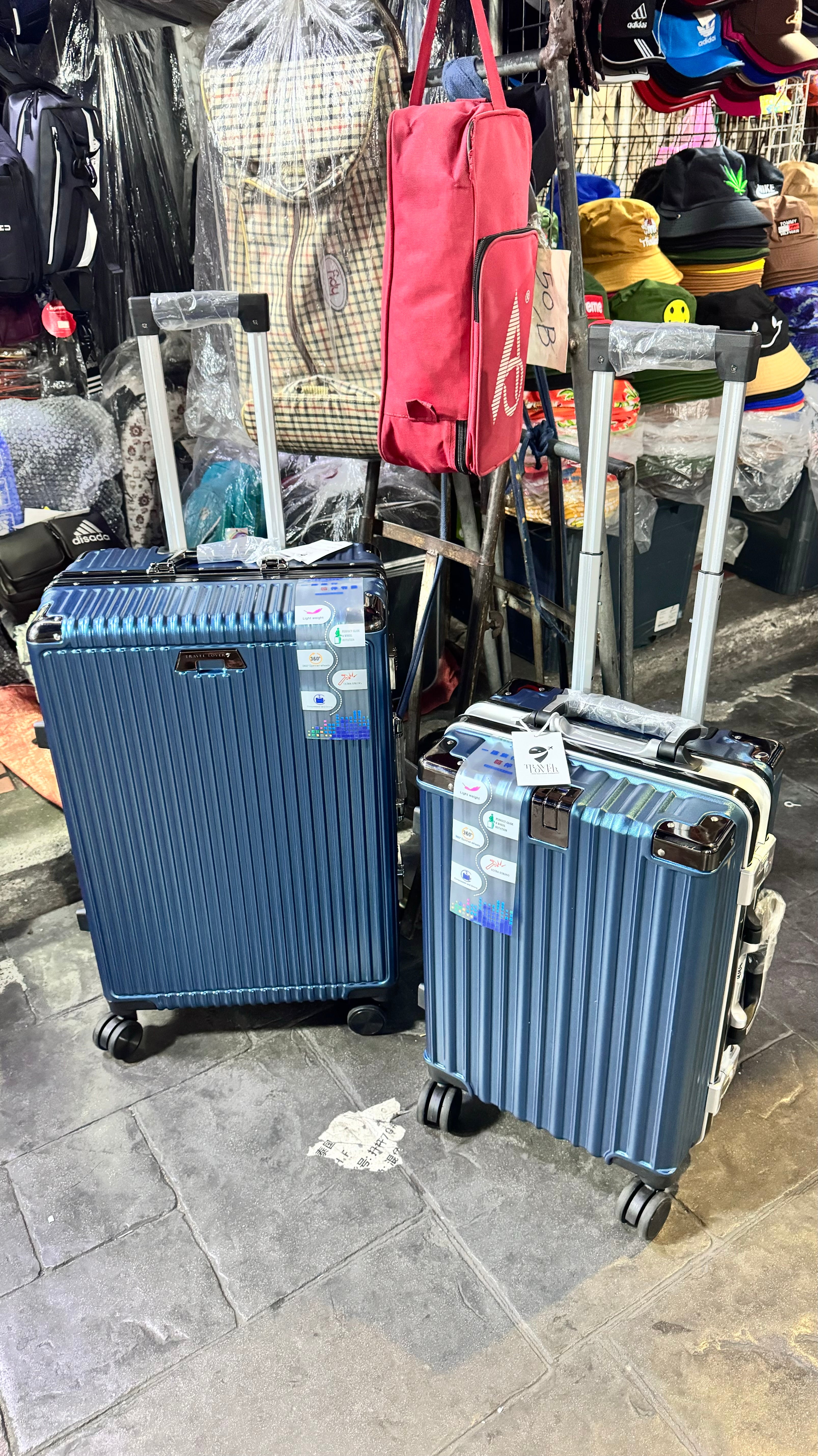 Blue Luggage Set