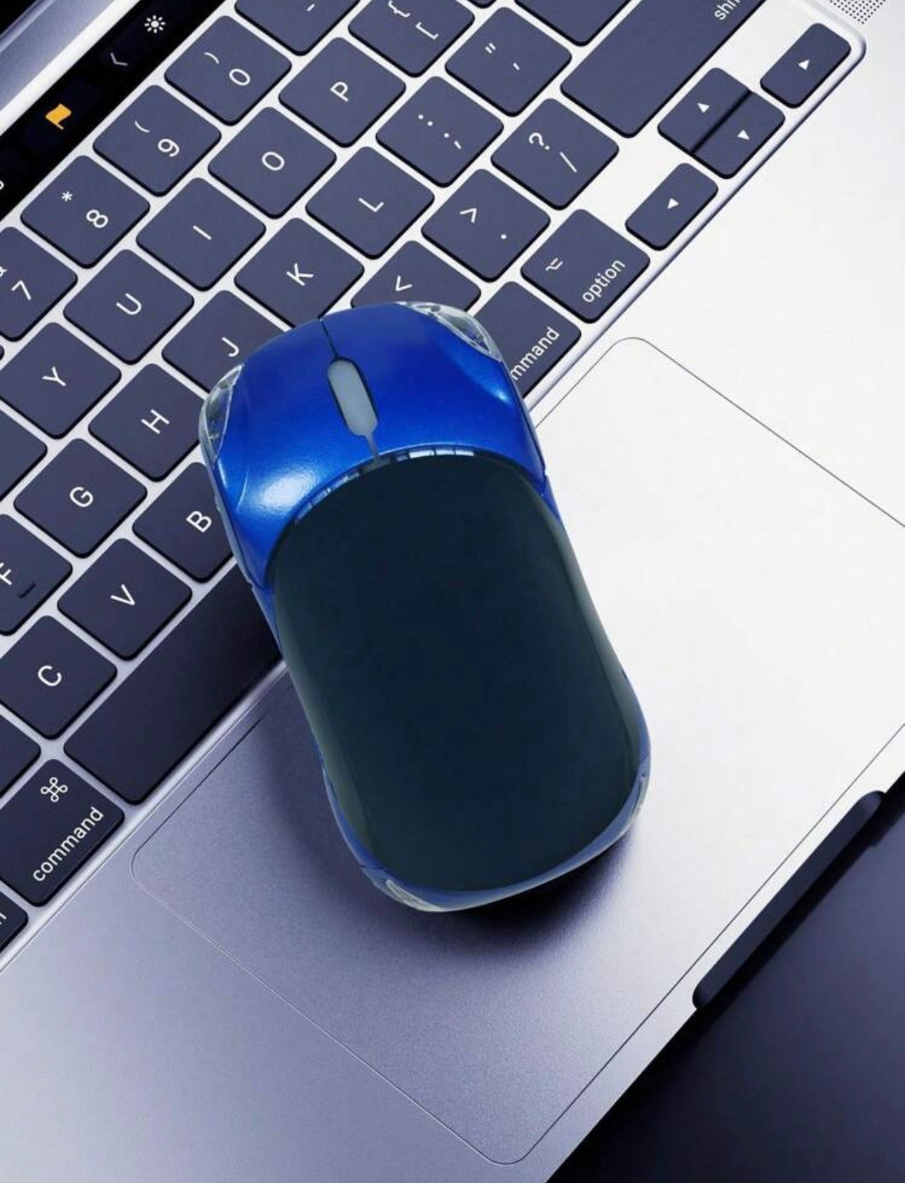 Battery-Powered Wireless Car-Shaped Mouse, Suitable For Tablets, Laptops, Office And Gaming, 2.4G USB Receiver, Quiet Operation