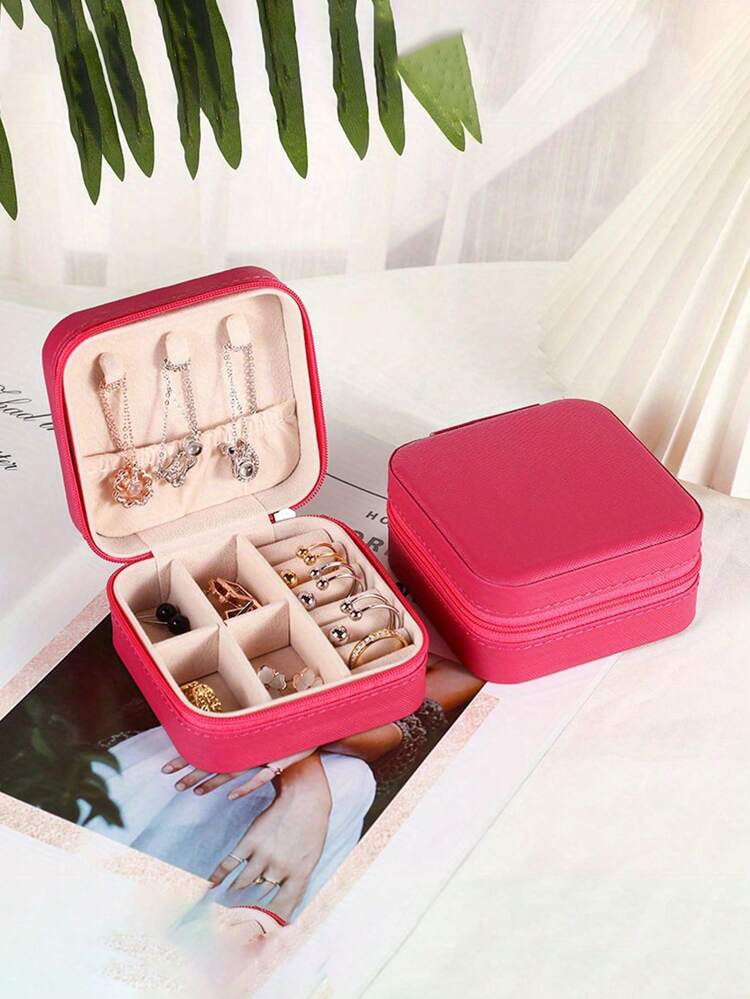 Square shaped jewellery box