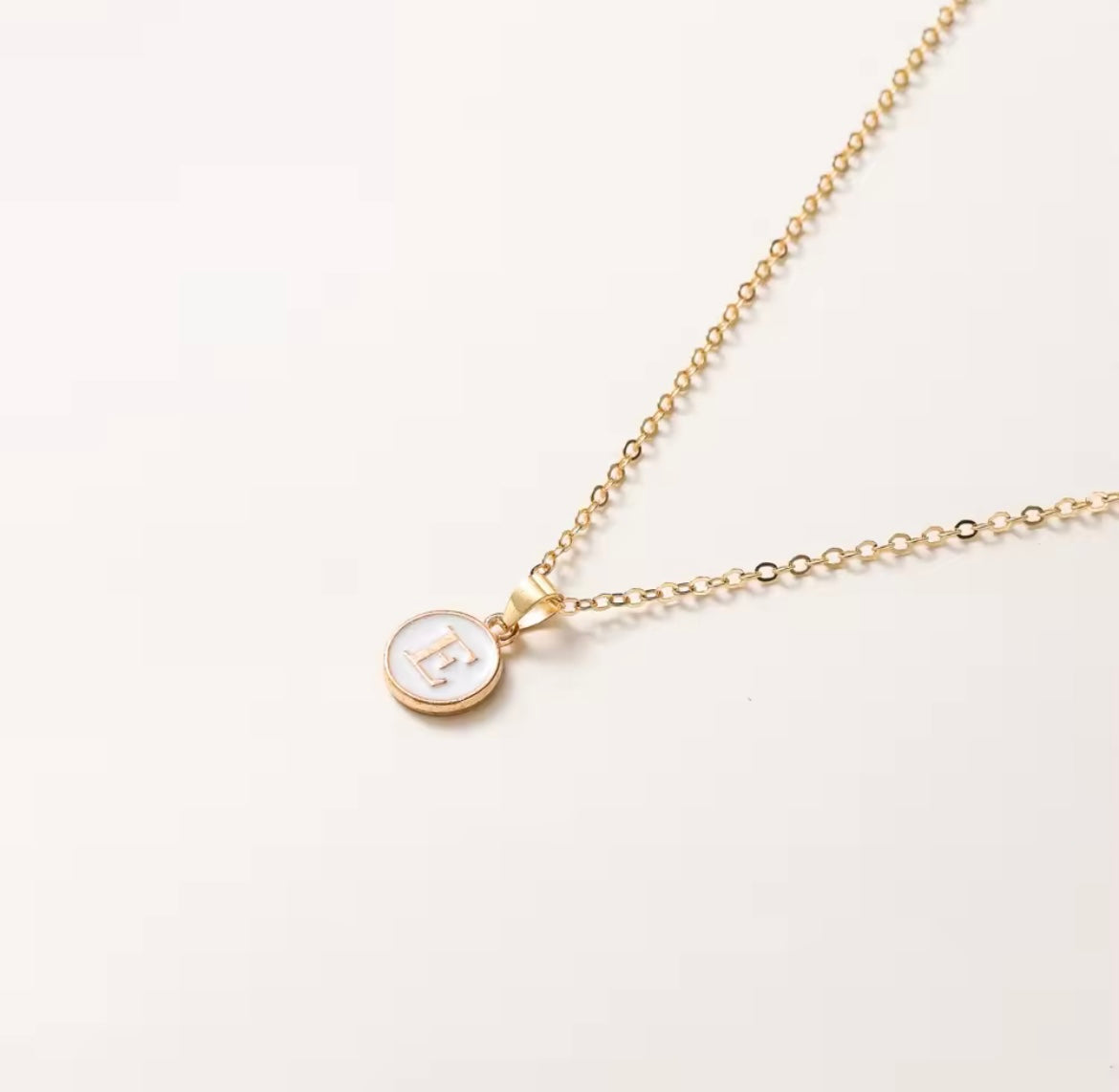 Letter Pendant Necklace