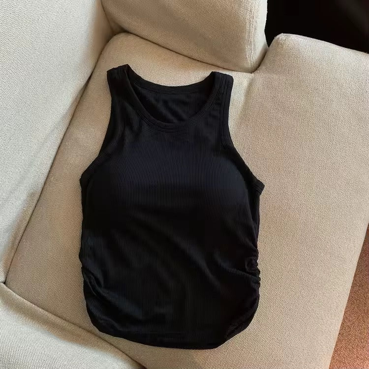 Curve paded top