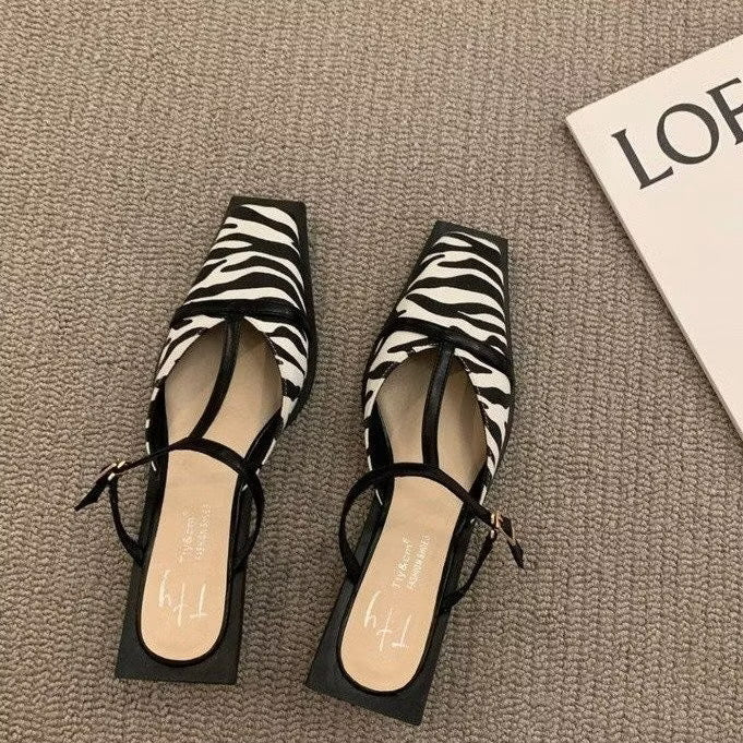 Zebra heels