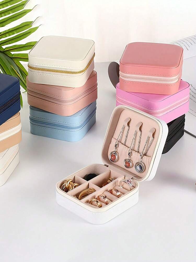 Square shaped jewellery box