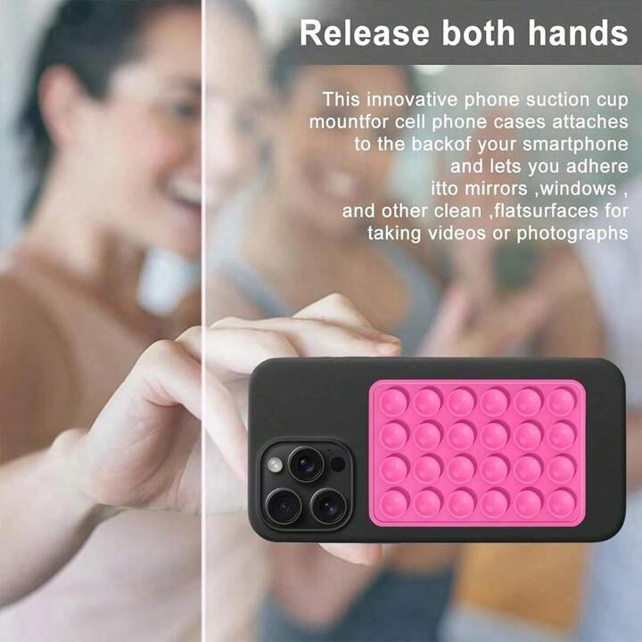 Double-Sided Silicone Phone Holder Suction Cup A Must-Have For Travel, Suction Cup Phone Mount