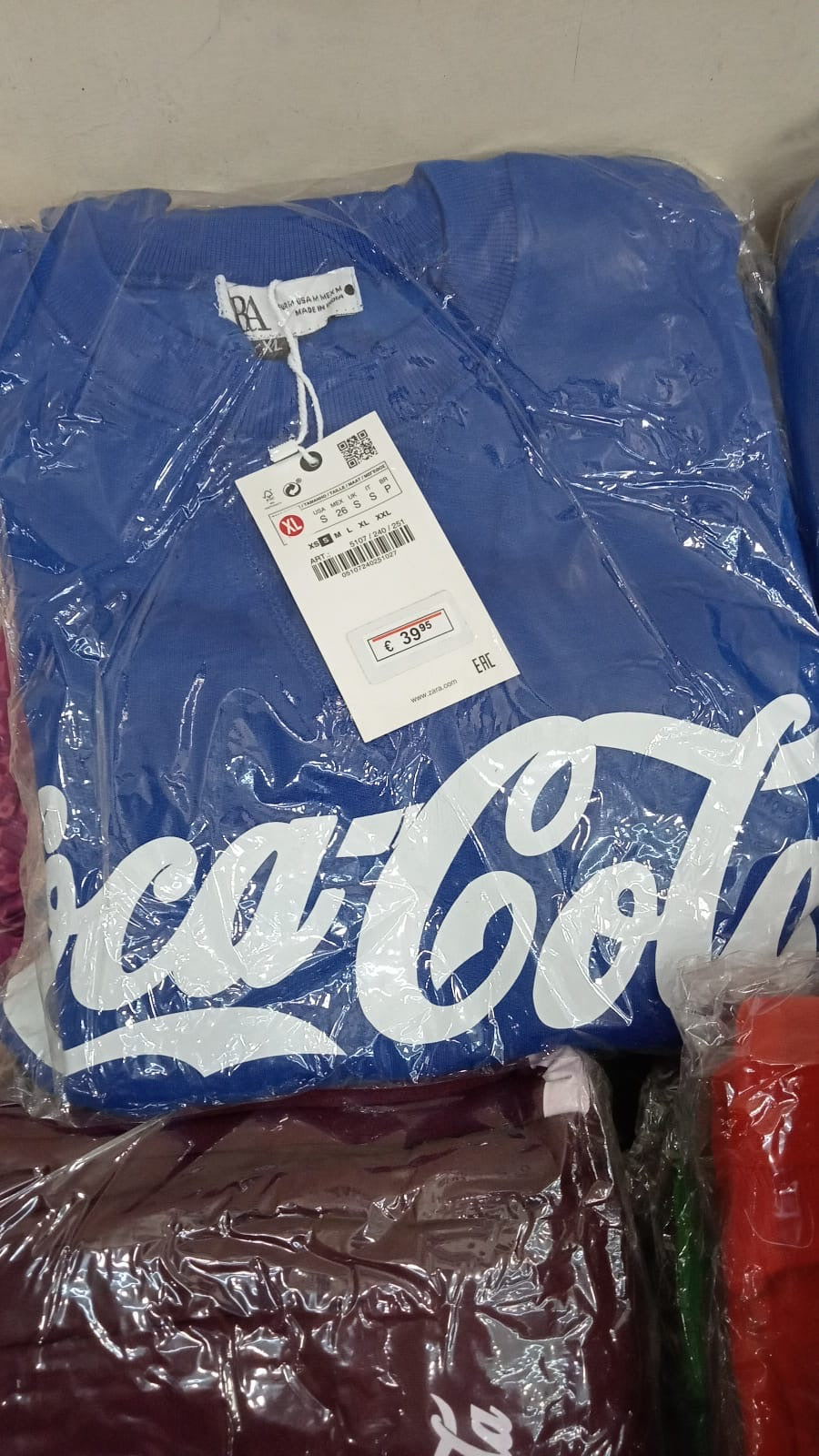 Coca Cola fleece cord set (Pant + Top)