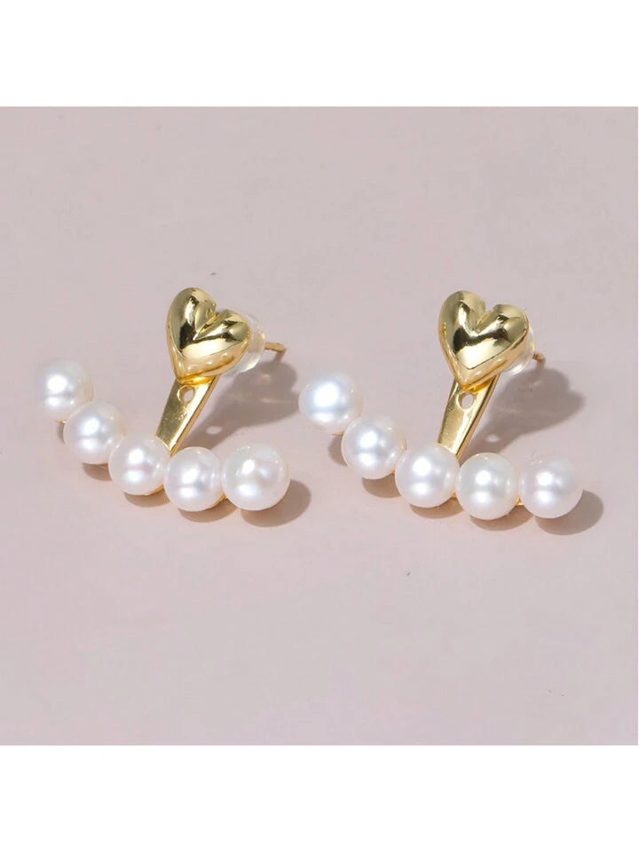 Pearl boat earings