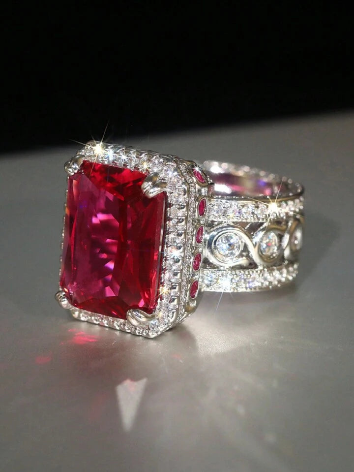 Red Cubic Ring